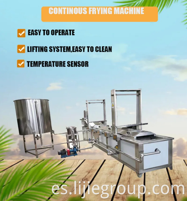 continuous frying machine
